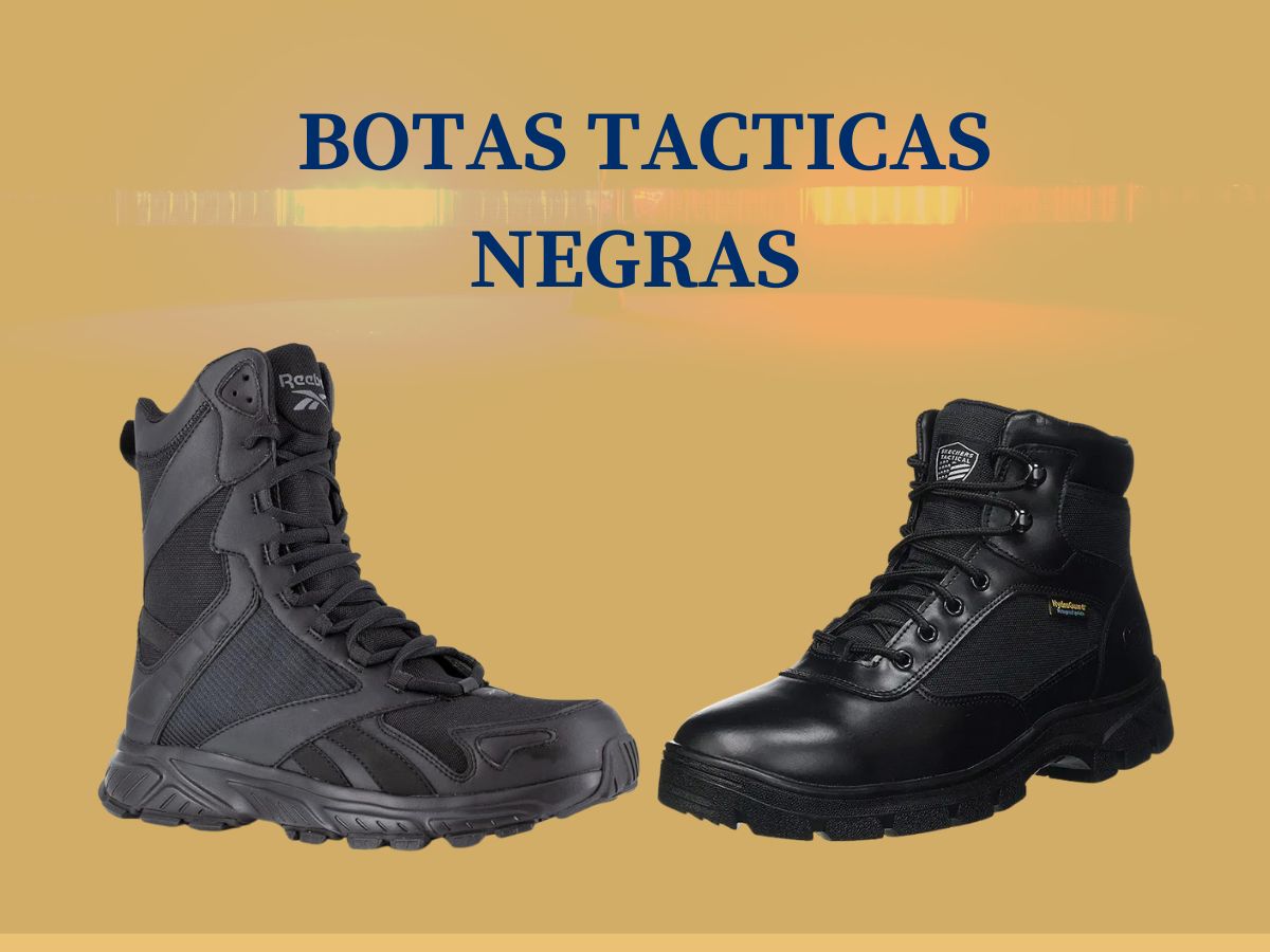 Botas tacticas negras hombre y mujer