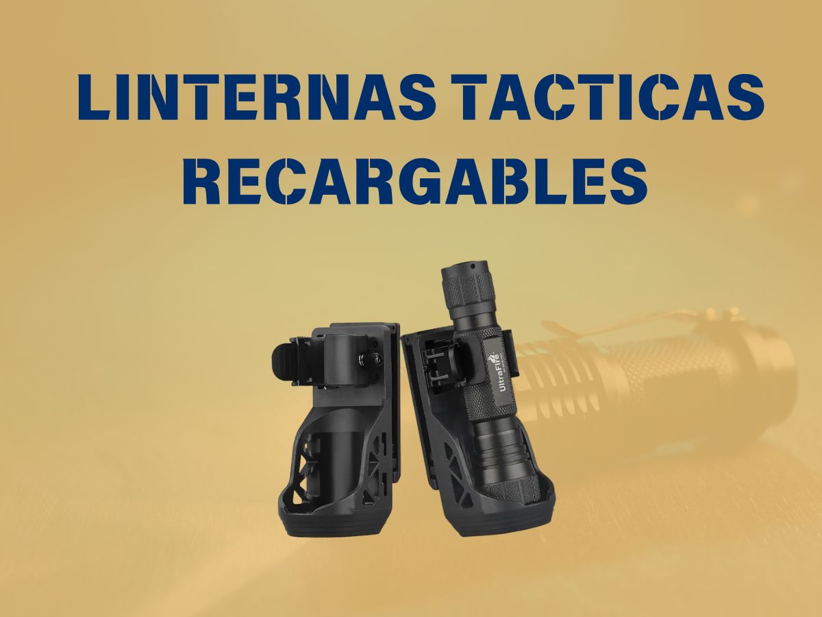 Linterna tactica policial recargables