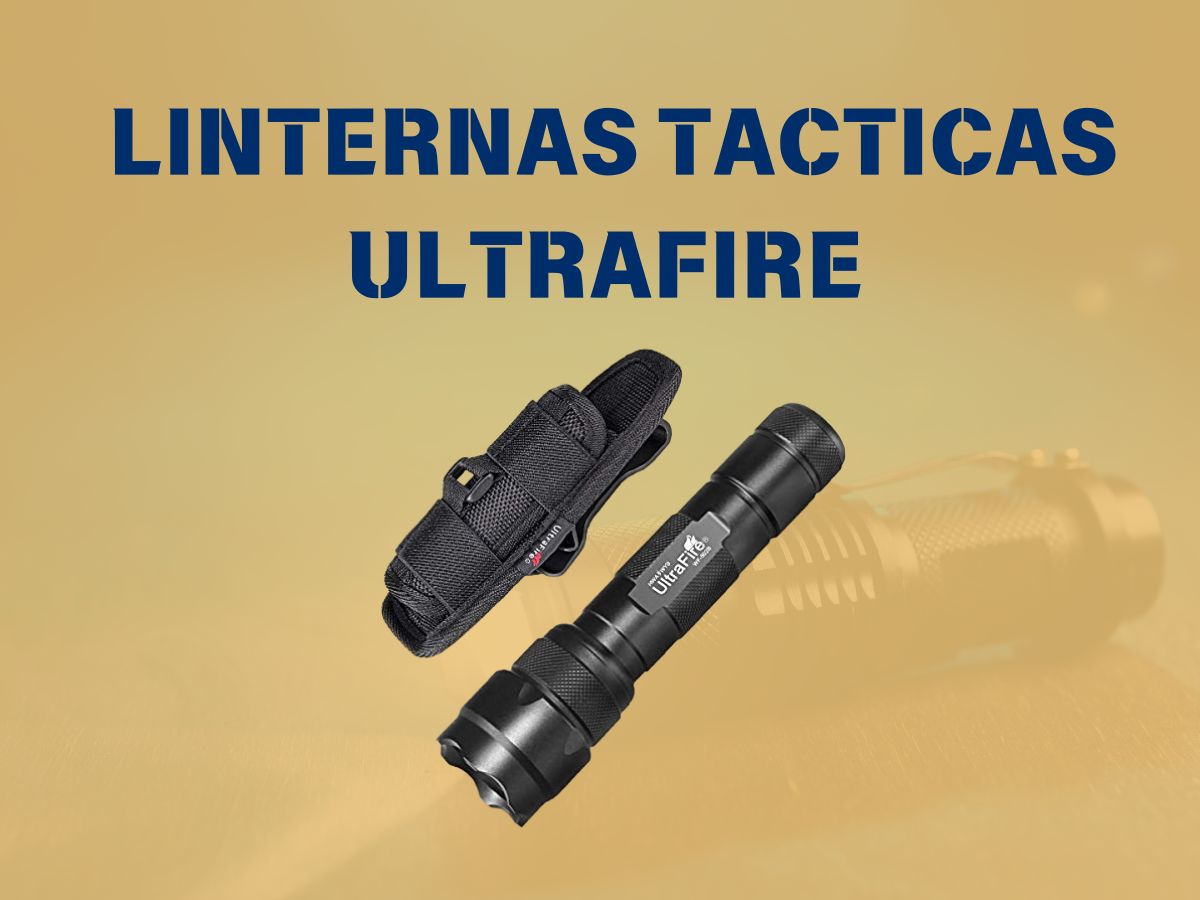 Linterna tactica ultrafire para policias,militares y seguridad
