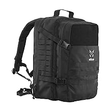 Mochila táctica militar negra de la marca altus