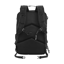 Mochila táctica militar negra de la marca altus