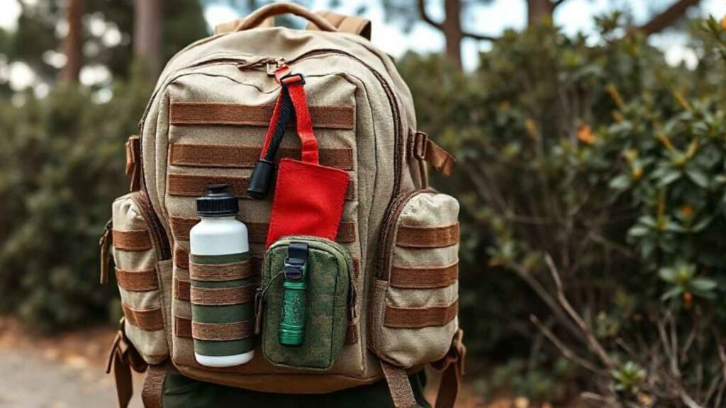 Mochila tactica con sistema molle