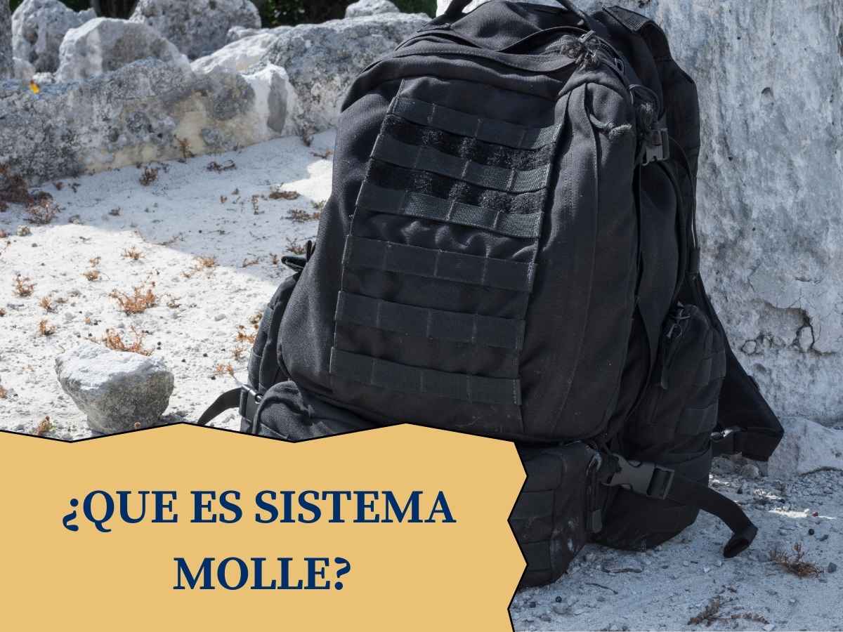 Artículo sistema molle en mochila táctica